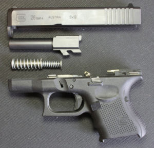 The G26 field stripped.