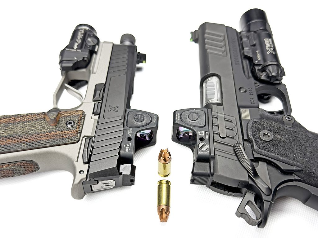 100-grain Honey Badger 9mm red dot pistol