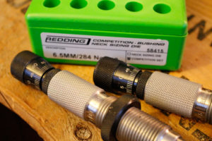 Along with their competition dies, pictured above, Redding Reloading makes a nifty set of Competition Shellholders. The devices allow shooters to modify how much their shells' shoulders are being reformed ever so slightly. 