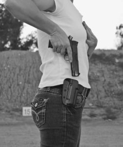 Surprise! A woman’s body is different than a man’s! This fact most often necessitates a different holster style for female shooters.