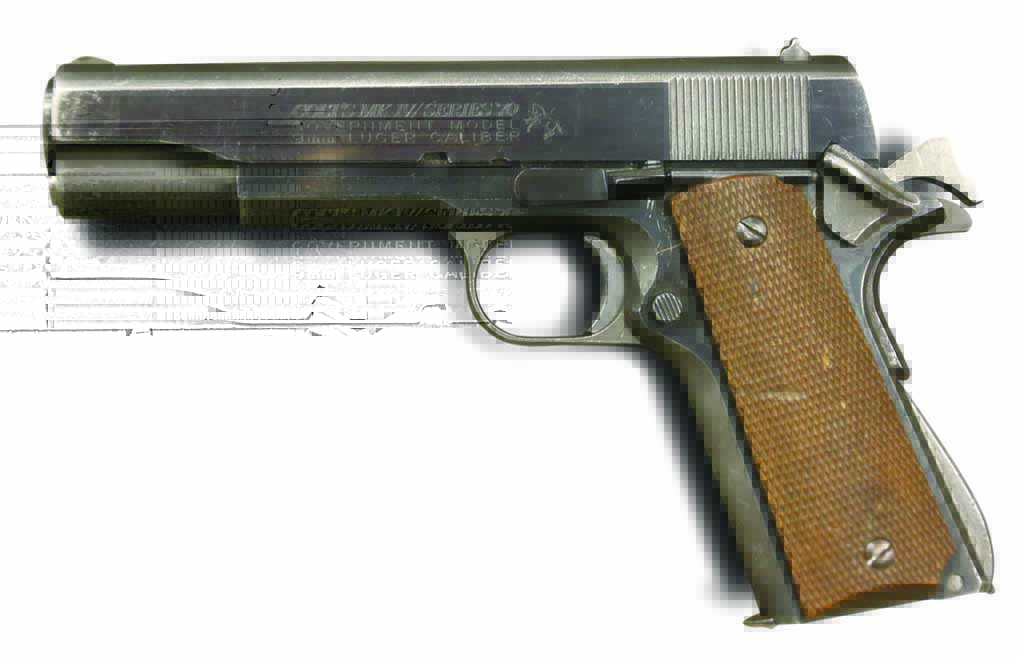  The 1911A1 that Thomas Magnum, aka “Magnum P.I.,” carried and used in the show. Be jealous!