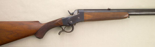 Side view of the .32-caliber Pieper Volley Gun in the collection of the LaPorte Historical Society.
