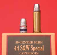 The most popular bullet for the .44 Special is the Keith design; this version is from RCBS.