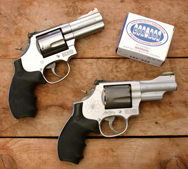 Two S&W .44 Specials that command high collector prices now are the five-shot 696 and the Mountain Lite.