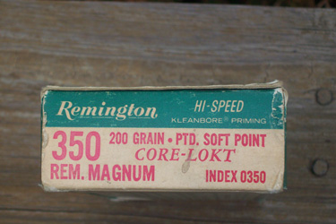 This 1968-vintage .350 Remington Magnum factory load whips up 3200 ft.-lbs. of energy in the Model 673 -- and it’s pleasant to shoot.