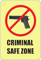 Fort Hood knee jerk: Now a Criminal Safe Zone.