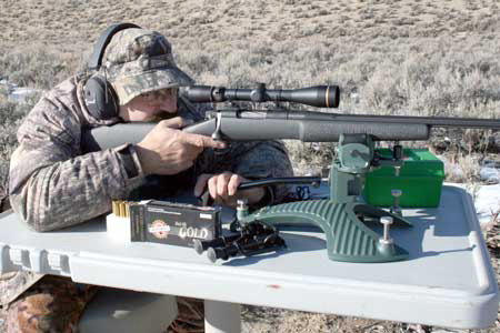 I shot the Tactical Hunter off of a good rest and portable bench. McMillan gives bench-rest accuracy in a hunting rifle that is easy to carry.