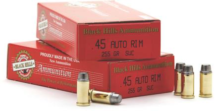 45 Auto Rim has been in short supply, but no longer. Black Hills is bringing it back.