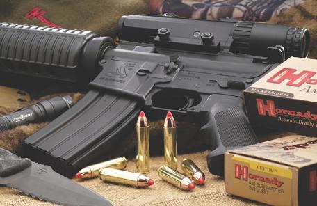Hornady's puts some muscle in the AR-15 with the new 450 Bushmaster.