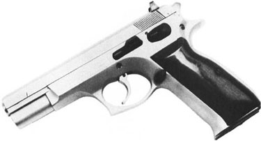In 1988, the TZ-75 from Tanfoglio in hard chrome had a lot of advantages.