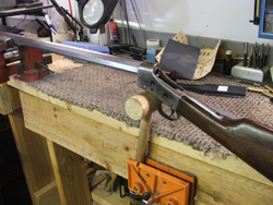 measuring barrel length remington rolling block rifle