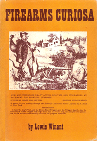 The dust jacket of the 1955 Greenberg limited edition bears this illustration of an automatic dog-mounted fowling piece.