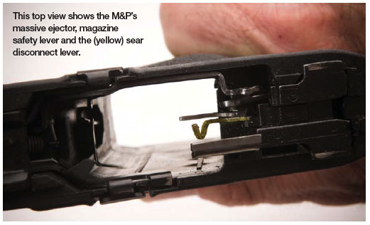 Top view of the M&P extractor