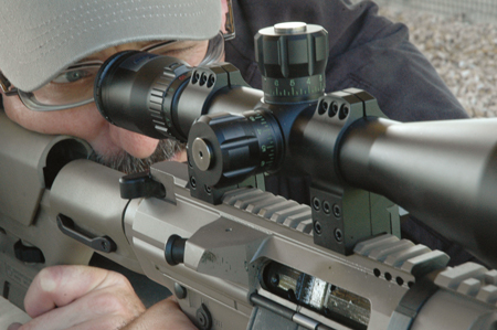AR-style rifles have become the rage. AR-specific scopes like this Bushnell have followed.