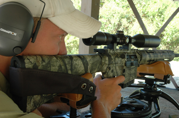 Remington R-25 in .243 Winchester.