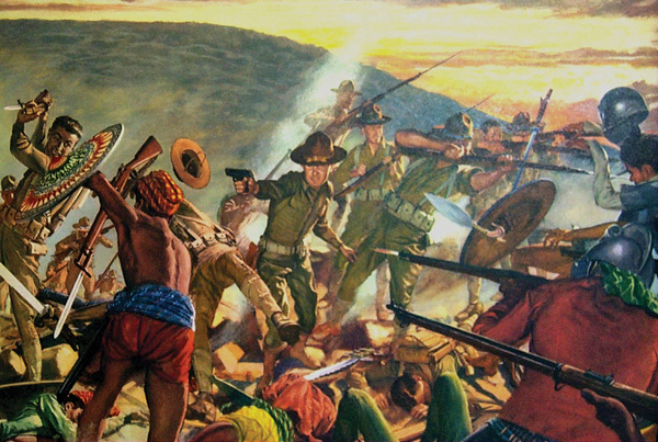 The Battle of Bud Bagsak, where the new 1911 pistol reportedly served well.