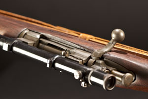 Angled view of the Springfield M1903-A4 action.