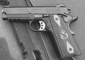 Today we have 4-inch pistols with night sights and complete reliability – and frame rails as well. The LW Operator is a first-class all-around 1911. 