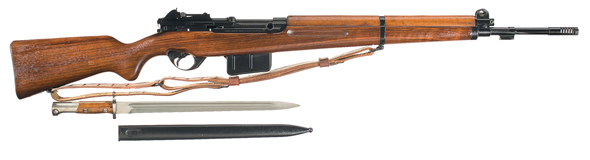 FN 1949 rifle 7x57mm Venezuelan contract with the correct 15-inch bayonet. (Photo credit RIA auctions)