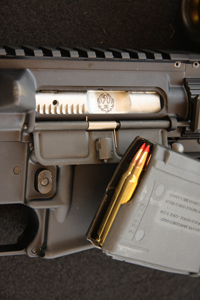 The SR556 comes with Magpul PMags, and they feed everything .223/5.56 I could lay hands on. 