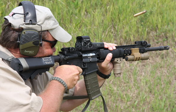 Within a couple of months of the first industry peek, I was seeing Ruger SR556s in training classes and in matches.
