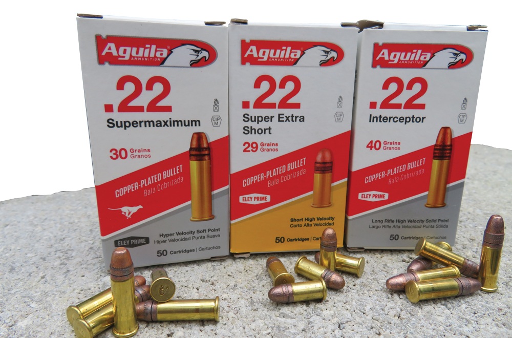 Aguila offers a wide variety of mission-specific .22 ammo for a host of duties.
