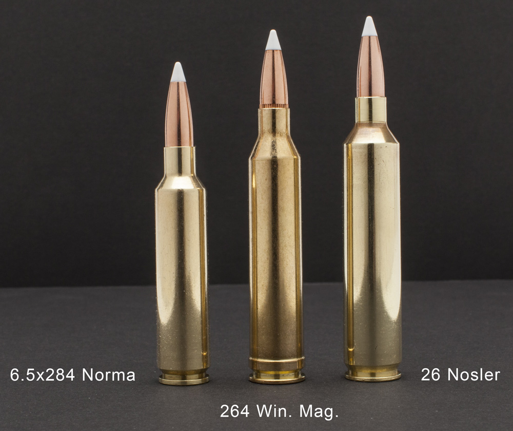 Nosler 26 cartridge comparison. 