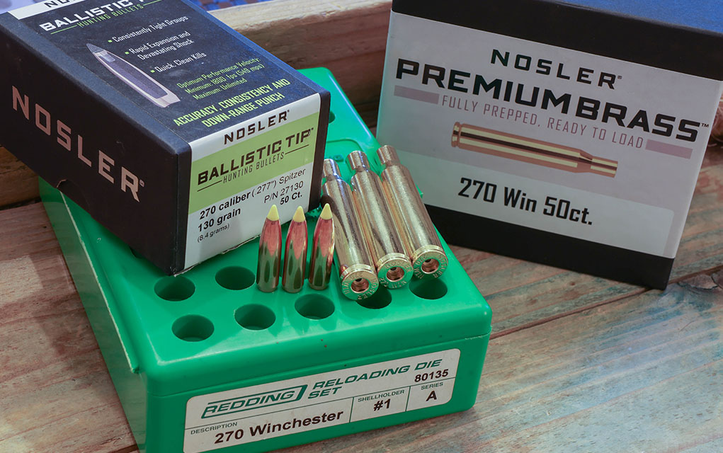 270 winchester reloading nosler