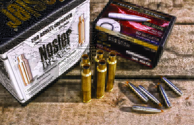 Nosler makes excellent component brass, which pairs exceptionally well with 160-grain Federal Trophy Bonded Tips. 