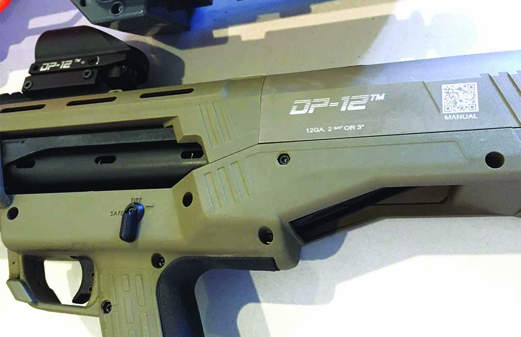 The Standard Manufacturing DP-12 shotgun is one of the rare exceptions with a QR Code to access the owner’s manual. Unlike the 2D Matrix, this mark has some value for the end-user, but isn’t used in the manufacturing process.