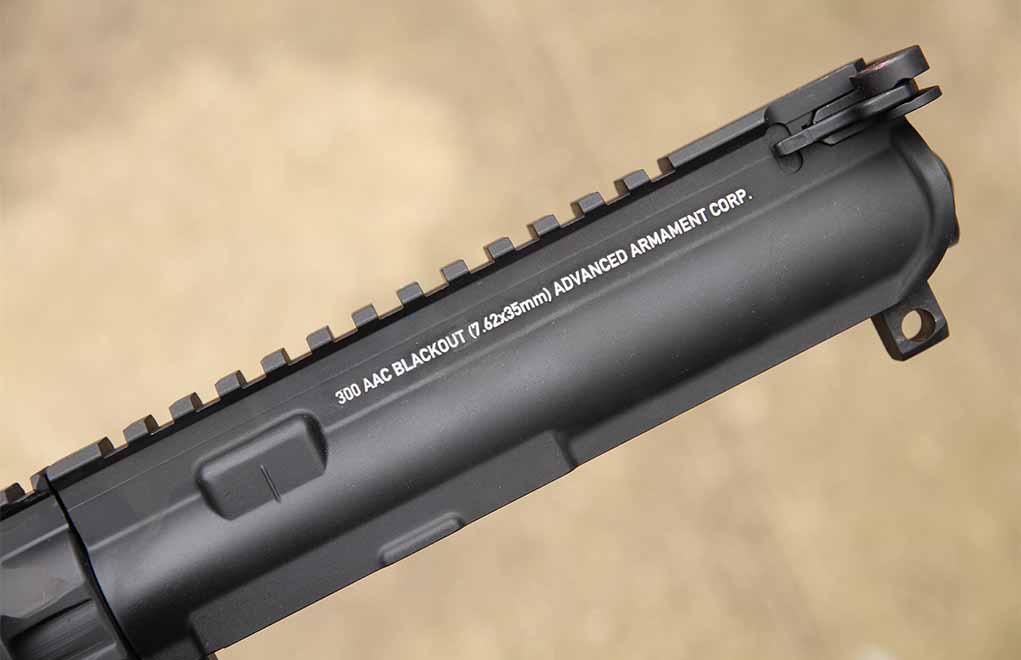 AAC makes rifles to go along with the cartridge it developed. And they are clearly marked, which is a very good thing.