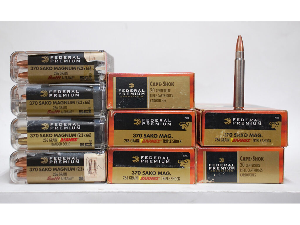 370 Sako Magnum ammo boxes