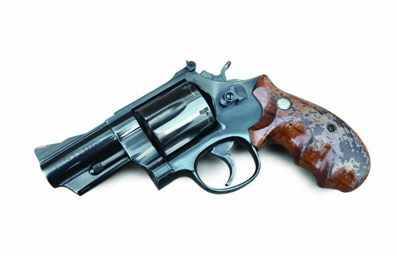 This revolver is meant for up-close-and-personal work. The author shot the target on the left at 7 yards in offhand double-action mode and the right-hand target in single-action mode. It’s surprisingly easy to shoot, and the trigger pull is outstanding.