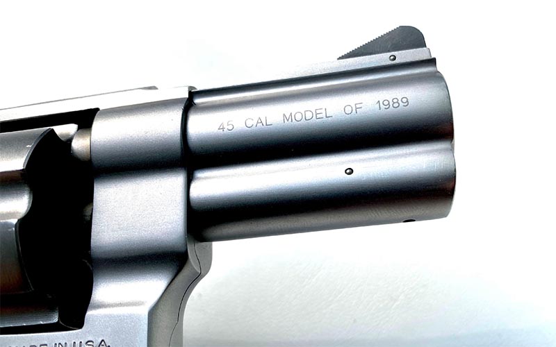 45 ACP revolver barrel