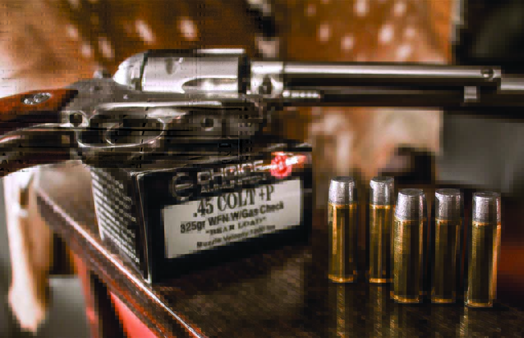   The .45 Colt. It’s been with us since 1873, and it isn’t about to fade away. It can purr like a kitty or roar like a lion. 