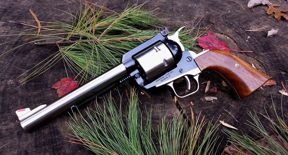 Renewed interest in the .45 Colt led to other big-bore advancements, such as the .454 Casull. This particular one is an John Linebaugh custom Seville in .454 Casull with a six-shot oversized cylinder.