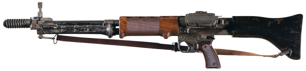Krieghoff-manufactured German FG-42 paratrooper rifle that went for $322,000.