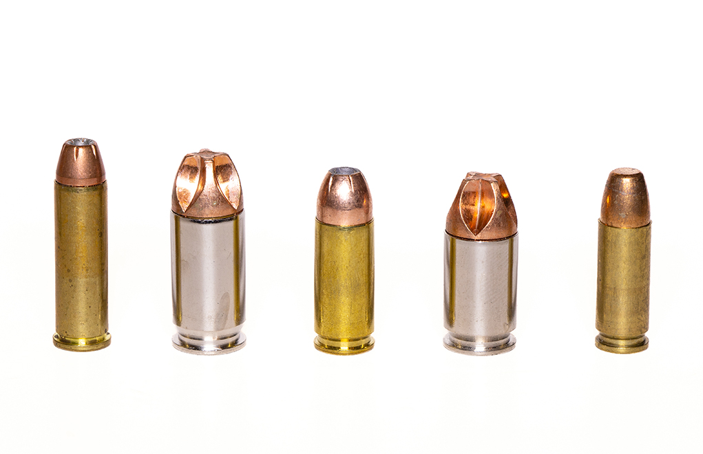 5 failed cartridges handgun