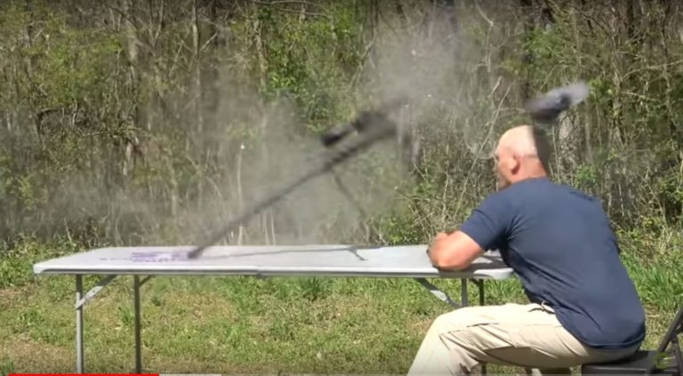 Video: .50-Caliber Rifle Blowup!