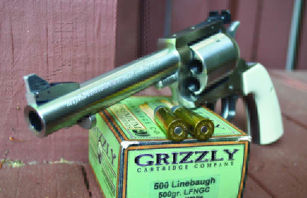 Magnum Research has recently announced the availability of the first ever commercially produced revolvers in .500 Linebaugh. The author tested this first prototype extensively and was very happy with the accuracy and terminal performance.
