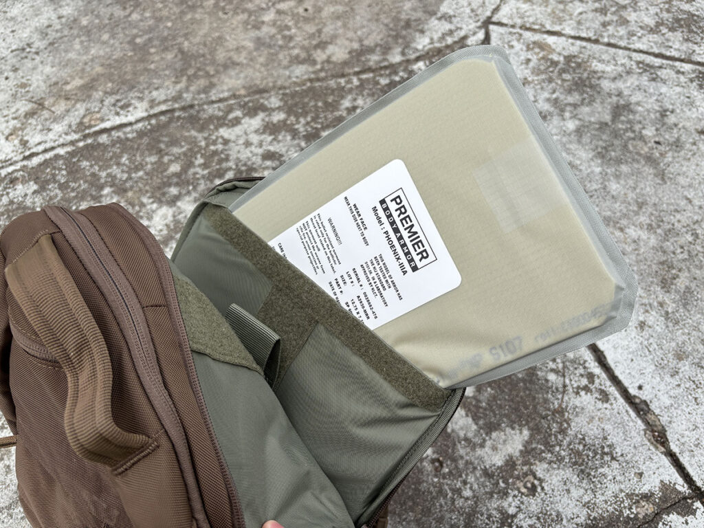 511 LVC12 Backpack soft armor pocket