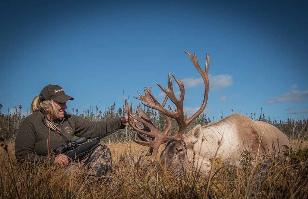 Linda Powell of Mossberg took this fantastic woodland caribou with a Mossberg Patriot in .308 Winchester using Federal’s 150-grain Power Shock copper rifle ammunition.