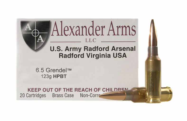 6.5 Grendel Ammo Alexander Arms