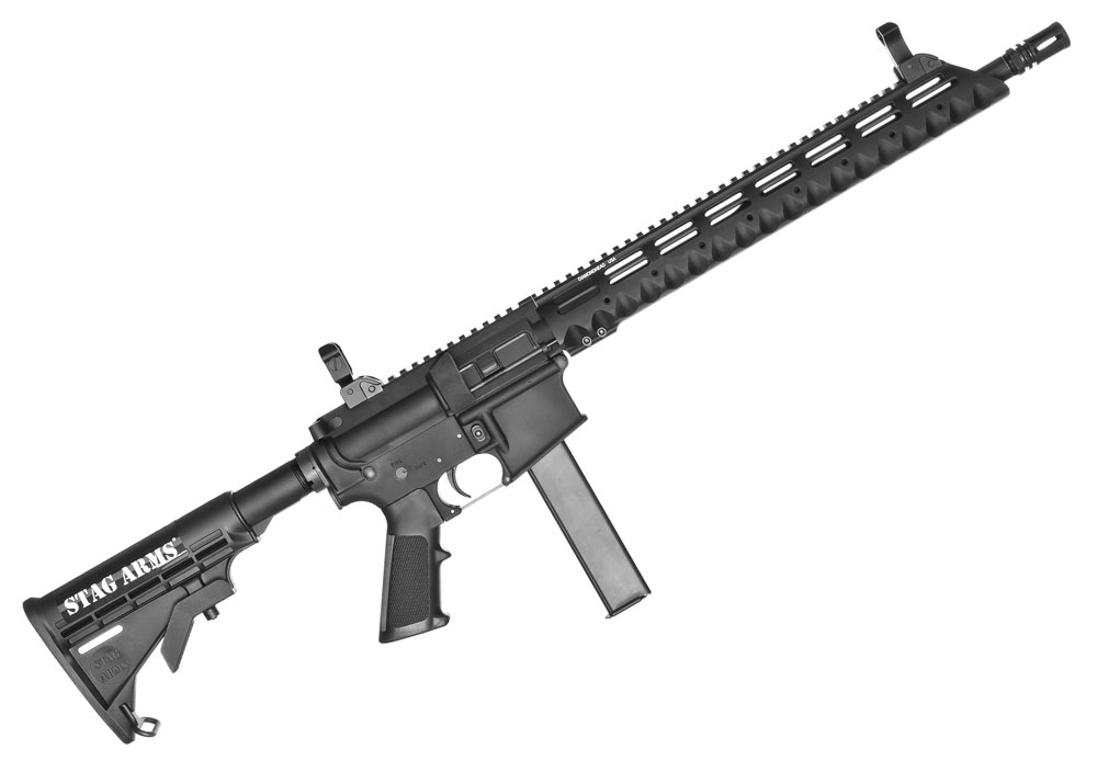 Stag Arms has become the latest manufacturer to embrace pistol-caliber carbines. Above is its Model 9T.