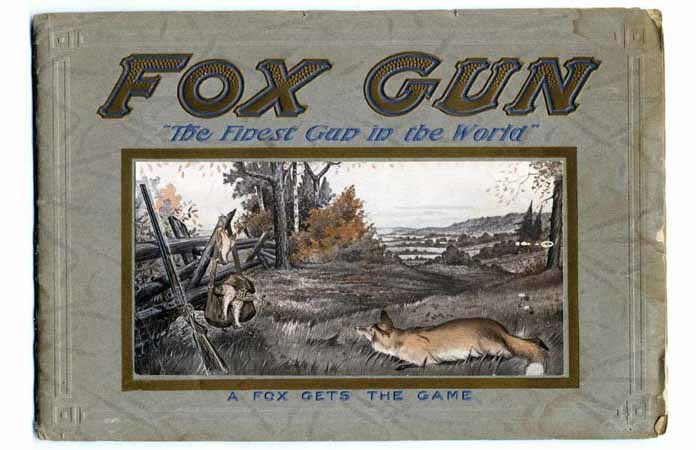 Vintage catalog with Fox shotgun on the cover.