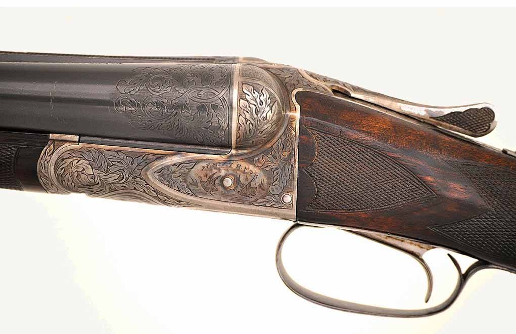 This XE model circa 1916 shows off the intricate engraving and checkering patterns of the skilled Fox workers.