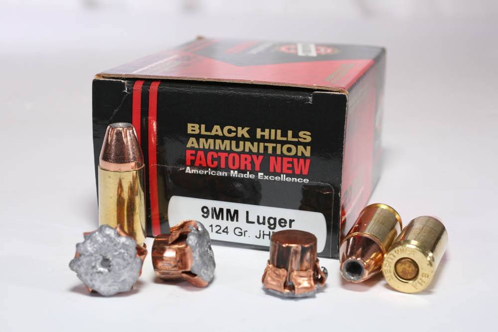 Black Hills makes a medium-power 9mm 124 JHP that is brilliantly accurate, is easy to shoot and performs well in tests.