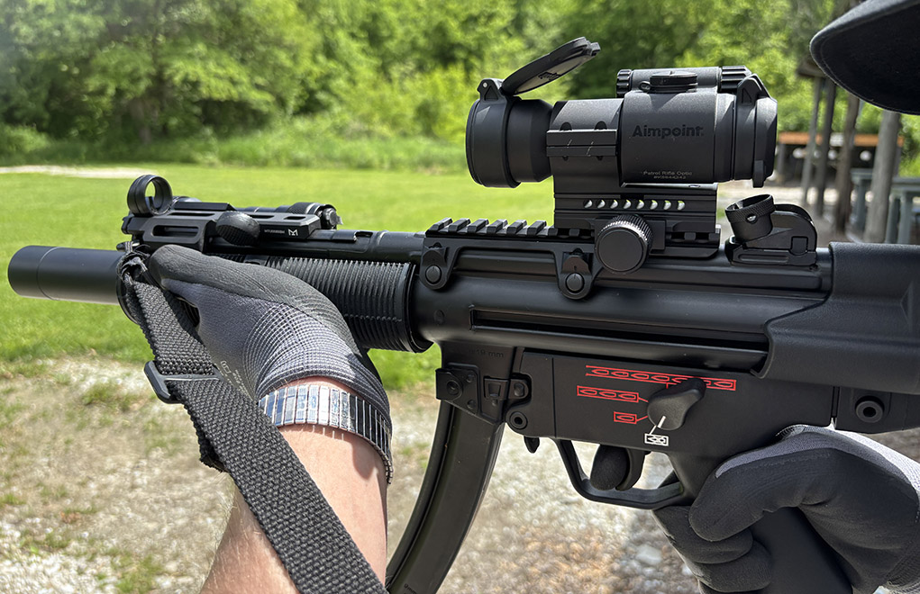 AP5SD review left side shooting