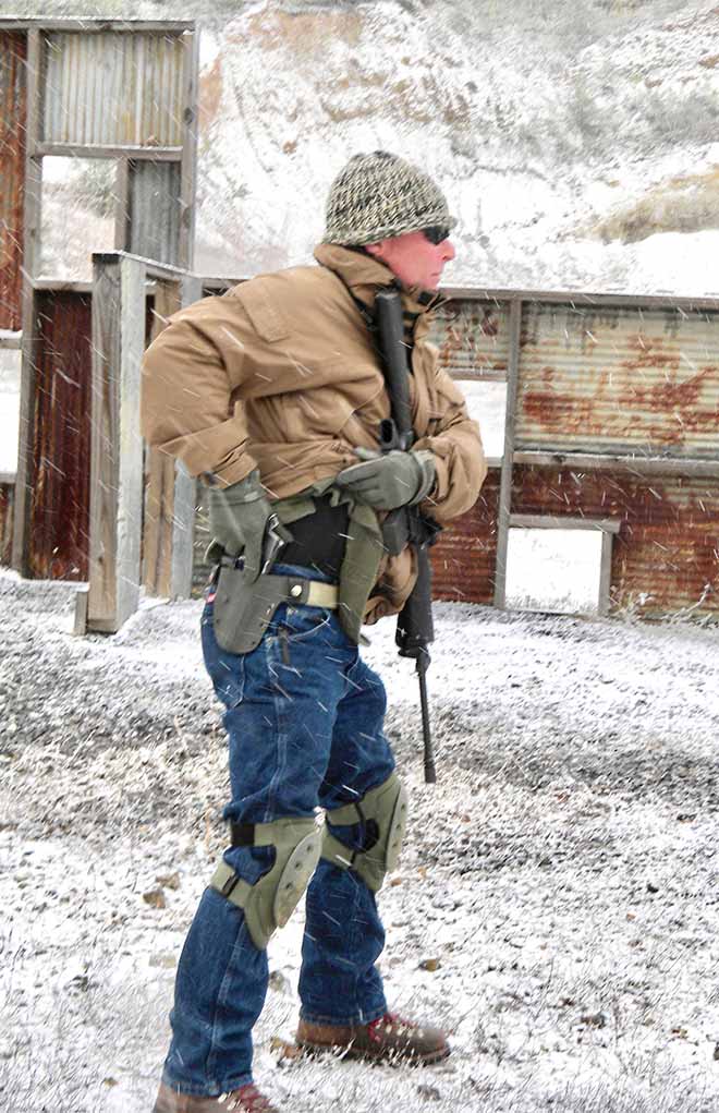 Should your AR stop working in a defensive situation and you’re within handgun distance, the most efficient way to get hits on the threat will be to transition to a pistol. However, at some point, you’re going to want to get the AR running again.
