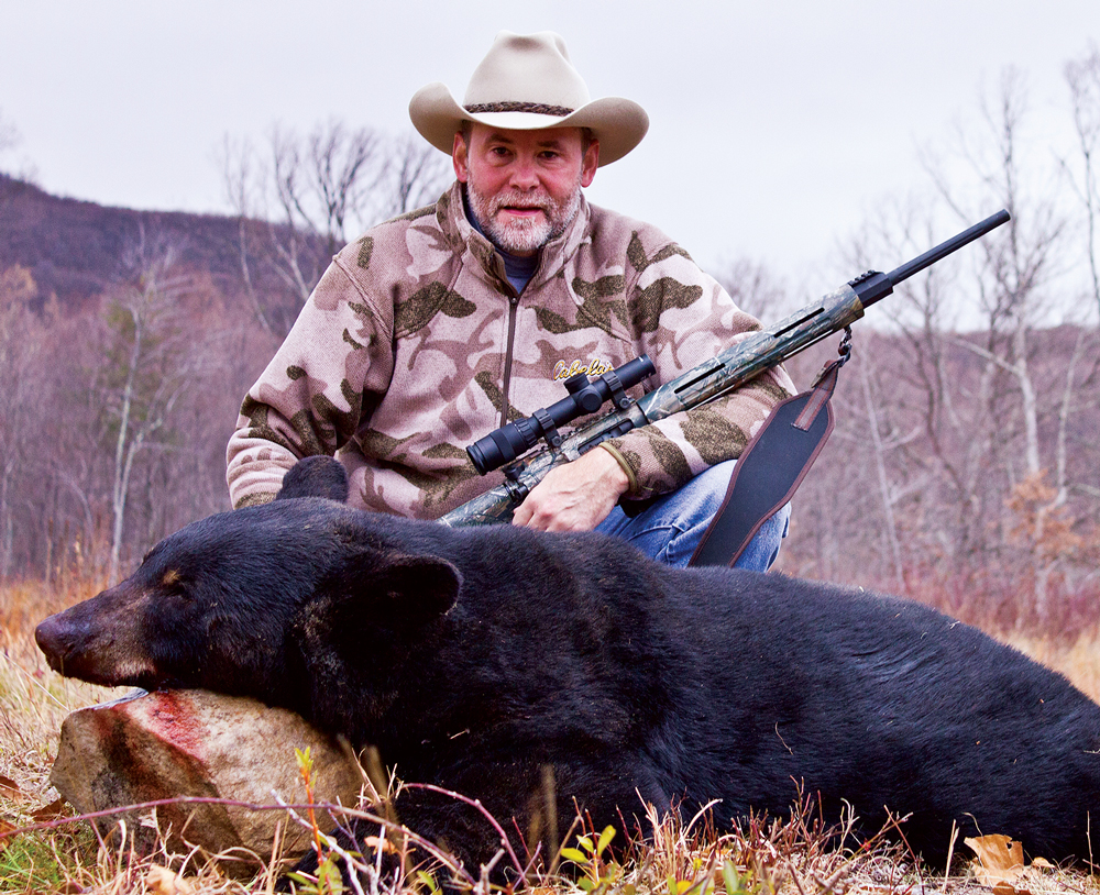Some doubt that an AR-15 can be used for game as large as this 200-plus pound black bear. However, Remington’s .30 AR cartridge has taken the AR-15 to the next level, with ballistics that match that of the legendary .300 Savage cartridge.